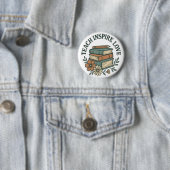 Boho Teacher - Teach Inspire Love  Ronde Button 5,7 Cm (In situ)