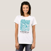 Boho Teal OCD Herstelfclub Mentale Gezondheid T-shirt (Voorkant volledig)