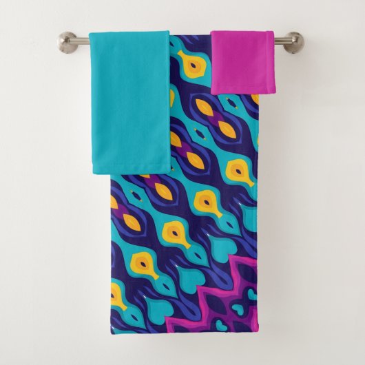 Boho Teardrop Tides Bad Handdoek (Insitu)