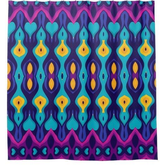 Boho Teardrop Tides Douchegordijn (Voorkant)