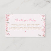 Boho Teddy Bear Baby shower Books for Baby Informatiekaartje (Voorkant)