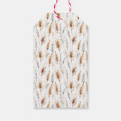 Boho Teddy Bear Baby shower Dank je wel Cadeaulabel (Achterkant)