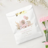 Boho Teddy Bear Baby shower Decorations Favor Bag Bedankzakje (Gezegeld)