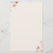 Boho Teddy Bear Bingo Baby shower Game (Achterkant)