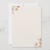 Boho Teddy Bear Bingo Baby shower Game Kaart (Achterkant)