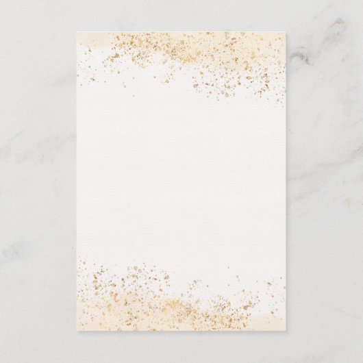 Boho Teddy Bear Blue Baby shower Diaper Informatiekaartje (Achterkant)