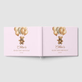 Boho Teddy Bear eerste verjaardagsfeestje Gastenboek (Volledig)