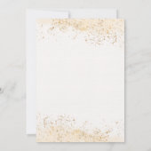 Boho Teddy bear Gender Neutral Beer Baby shower in Kaart (Achterkant)