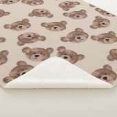 Boho Teddy Bear Kinderen Sherpa Deken (3/4)