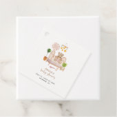 Boho Teddy Bear Kwekerij Baby shower Bedankjes Labels (In situ)