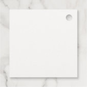 Boho Teddy Bear Kwekerij Baby shower Bedankjes Labels (Achterkant)