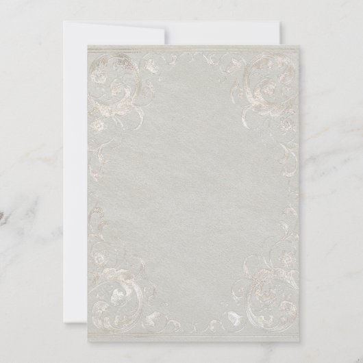 Boho Teddy Bear Neutral Baby shower Kaart (Achterkant)