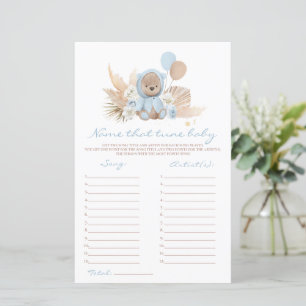 Boho Teddy Bear noemt dat Tune Baby shower