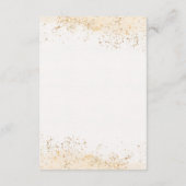 Boho Teddy Bear Pink Baby shower Diaper Raffle Informatiekaartje (Achterkant)