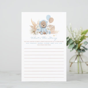 Boho Teddy Bear... wat is het Verhaal Baby shower 
