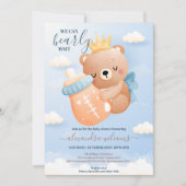 Boho Teddy Bear we kunnen het Baby shower van een  Kaart (Voorkant)
