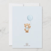 Boho Teddy Bear we kunnen het Baby shower van een  Kaart (Achterkant)