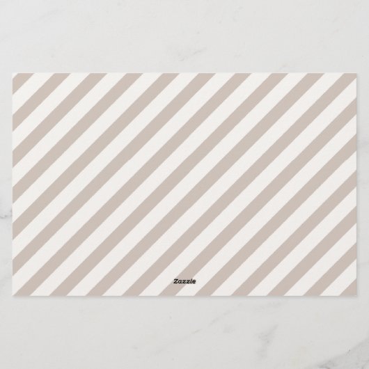 Boho teddy draagt baby shower ouders raad briefpapier (Achterkant)