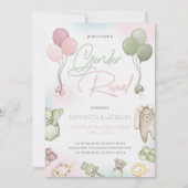 Boho Teddy Gender Release Card Kaart (Voorkant)