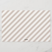 Boho teddy voorspelt het baby shower briefpapier (Achterkant)