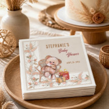 Boho Teddybeer Baby Shower