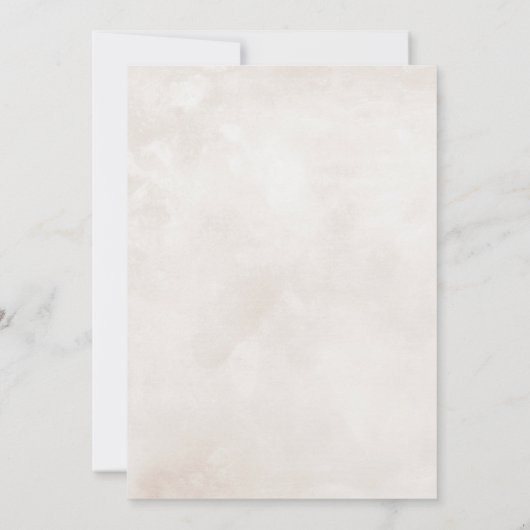 Boho Teddybeer met ballonnen douche uitnodiging (Achterkant)