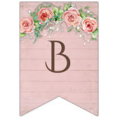 BOHO Teepee Baby shower Feathers Dream Catcher Vlaggetjes (Tweede vlag)