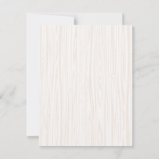 Boho TeePee Baby Shower Uitnodigingen (Achterkant)