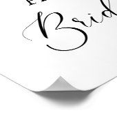 Boho teepee bloemige bruiloftsshower welkomstbord poster (Hoek)