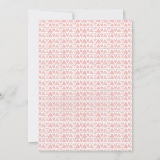 Boho Teepee Wild One 1st Birthday Invitation Kaart (Achterkant)