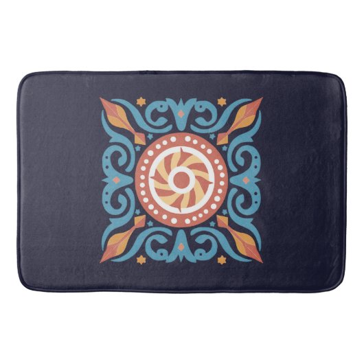 Boho Tegel Bath Mat (Voorkant)
