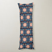 Boho Tegel Body Pillow Lichaamskussen (Achterkant (Verticaal))