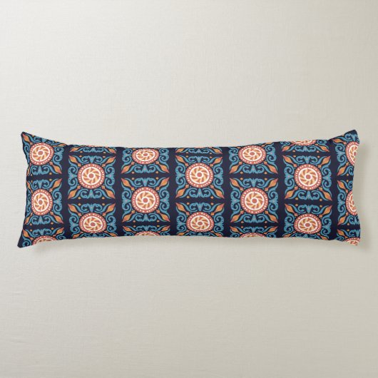 Boho Tegel Body Pillow Lichaamskussen (Voorkant)