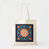 Boho Tegel Canvas tas (Voorkant)