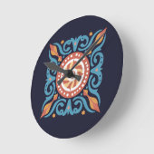 Boho-Tegel Ronde Klok (Hoek)