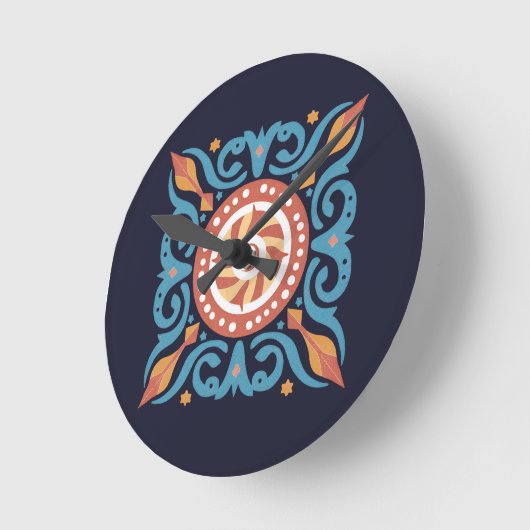 Boho-Tegel Ronde Klok (Hoek)