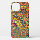 Boho tegelset en naadloos patroon. Kleurpleister Case-Mate iPhone Case (Achterkant)