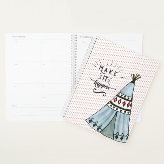 Boho Tent Planner (Display)