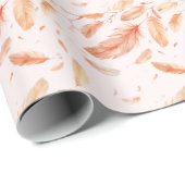 Boho Tent Tuin Bloemen Huwelijk Cadeaupapier (Rol Hoek)