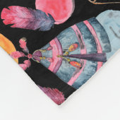 Boho Tentdoek Patroon Fleece Deken (Hoek)