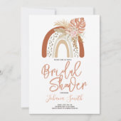Boho Teracota Rainbow Bridal Shower Kaart (Voorkant)