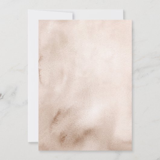 Boho Teracotta Pompoen en Prosecco Vrijgezellenfee Kaart (Achterkant)