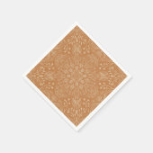 Boho Terra Cotta Moroccan tegel napkins Servet (Hoek)