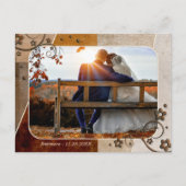 Boho Terra Cotta Wedding Foto Hartelijk dank Brief Briefkaart (Voorkant)