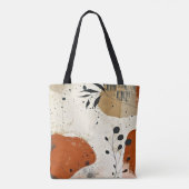 Boho Terracotta Abstract Tas (Achterkant)