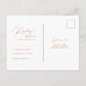 Boho Terracotta Arch Pampas Grass Detail Enclosure Briefkaart (Achterkant)