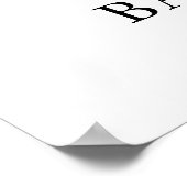 Boho Terracotta Baby shower Welkomstteken Poster (Hoek)