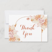 Boho Terracotta bedankt voor je briefkaarten (Voorkant)