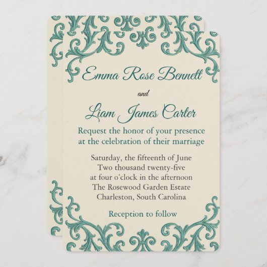 Boho Terracotta Beige Feathers Kaart (Voorkant / Achterkant)