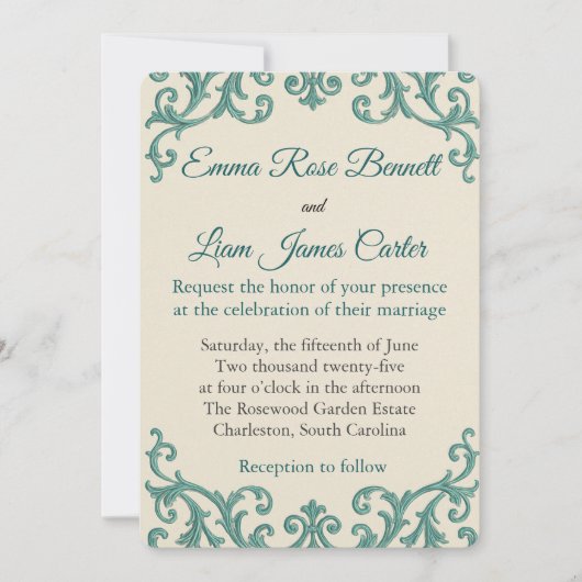 Boho Terracotta Beige Feathers Kaart (Voorkant)